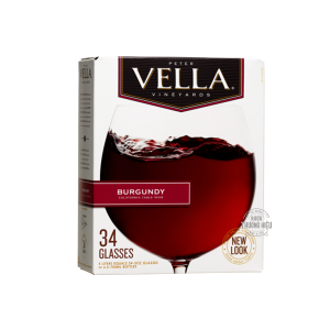 Rượu Vang Đỏ Bịch Mỹ Vella Burgundy 5 Lít